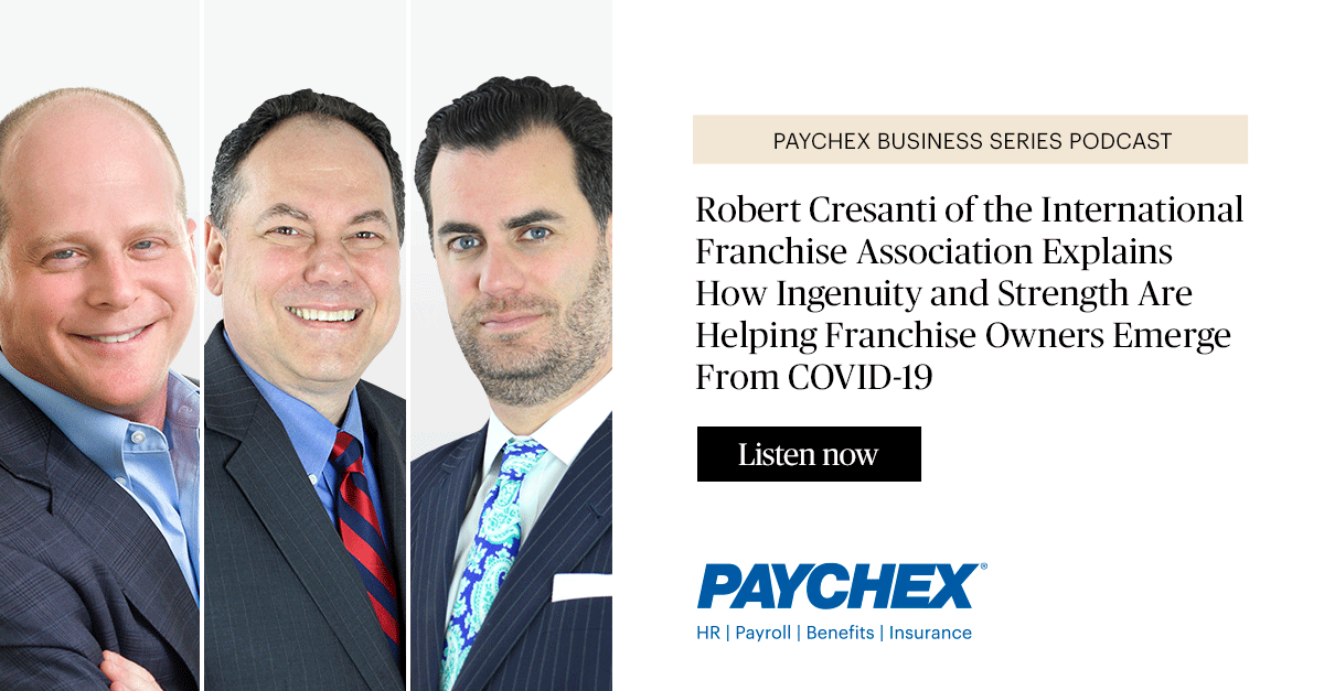 Matt Haller and Robert Cresanti Paychex Podcast
