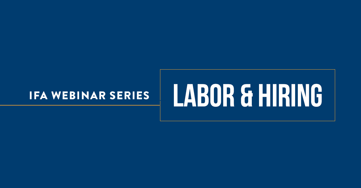 Labor & Hiring Webinar Series Logo Banner