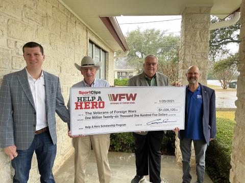 Sport Clips Help A Hero Check Presentation